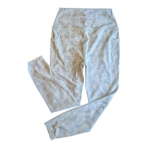 3/$20 RBX High Rise White Gray Snake Print Side Pockets 7/8 Legging Women's Sm